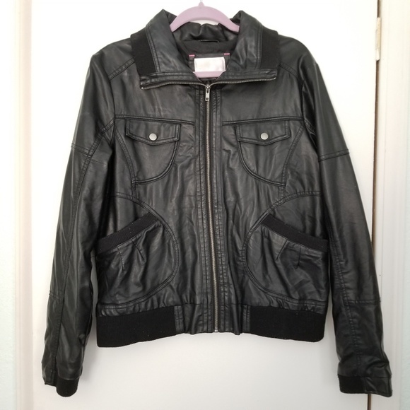 Xhilaration Jackets & Blazers - Womens Faux Leather Jacket